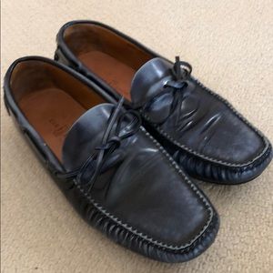 Car Shoe leather distressed loafer . Size 10